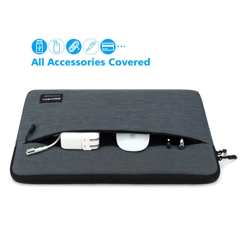 SINSIM Slim Laptop Sleeve SS701 – Splashproof Shockproof 13”–15.6”