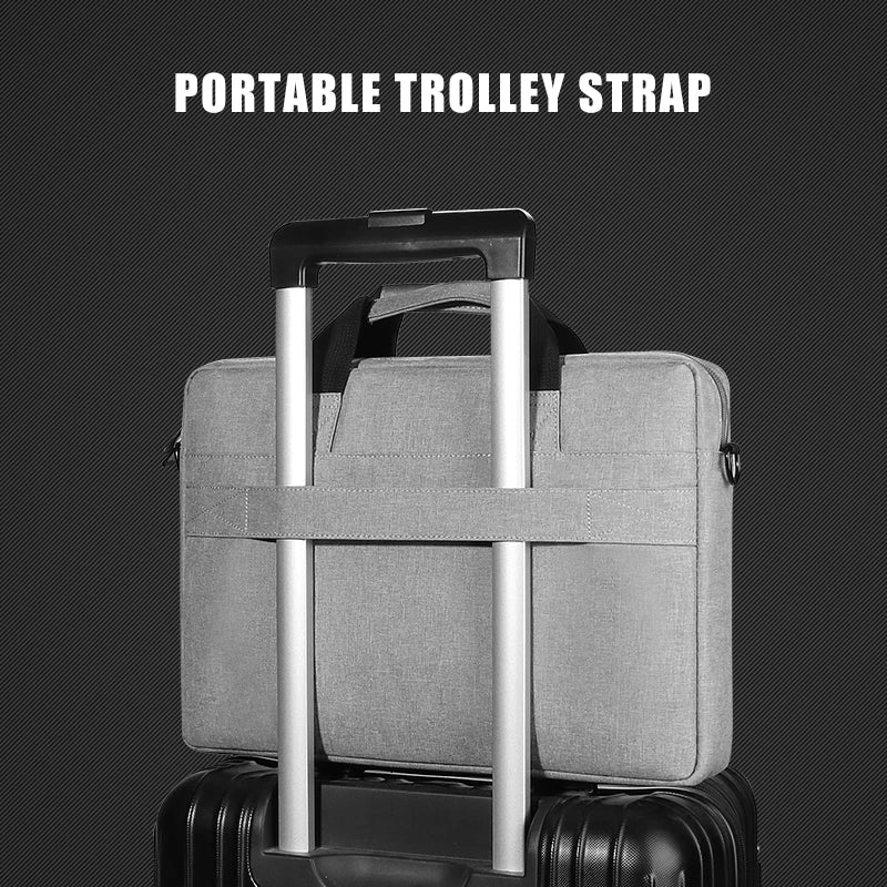 Sacoche de voyage pour ordinateur portable avec sangle trolley – 14 à 17 pouces