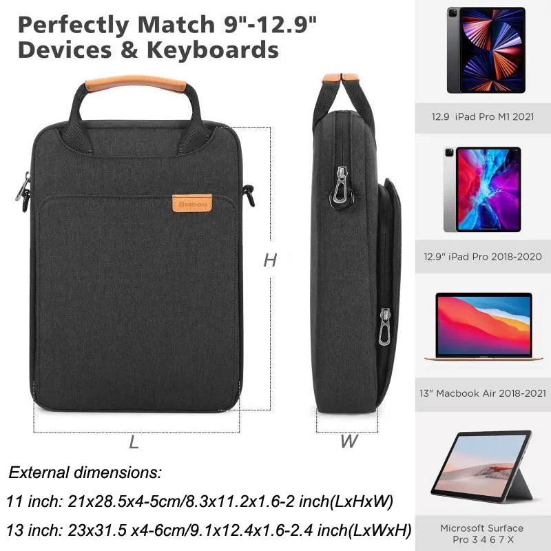 Laptop Bag with Shoulder Strap – Splash-Resistant & Organised Carry