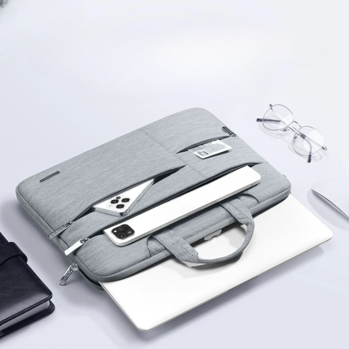 Sacoche pour ordinateur portable en toile 13–15,6 pouces – Légère et imperméable