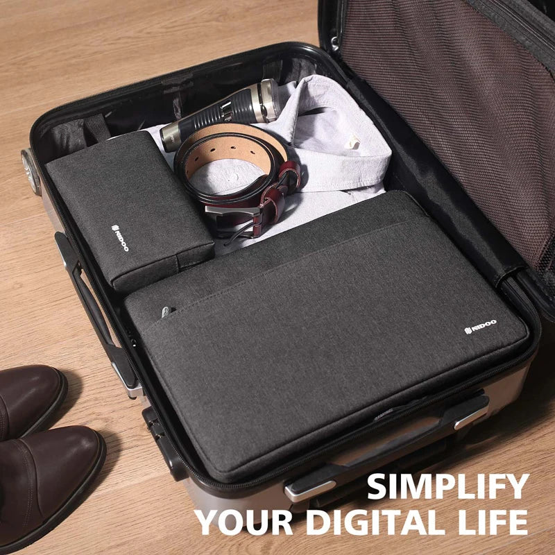 Waterproof Laptop Sleeve with Accessory Pouch – 13, 14 & 15.6 Inch