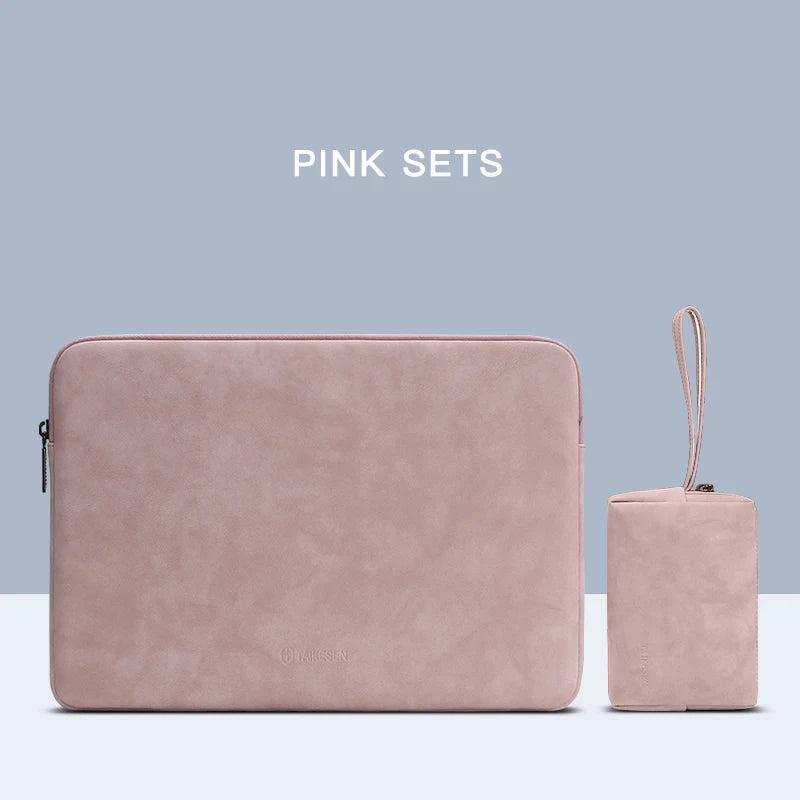 Housse souple et imperméable pour ordinateur portable avec doublure absorbant les chocs