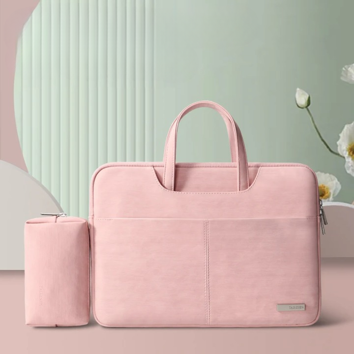PU Leather Laptop Briefcase with Handles – 13 to 15.6 inch