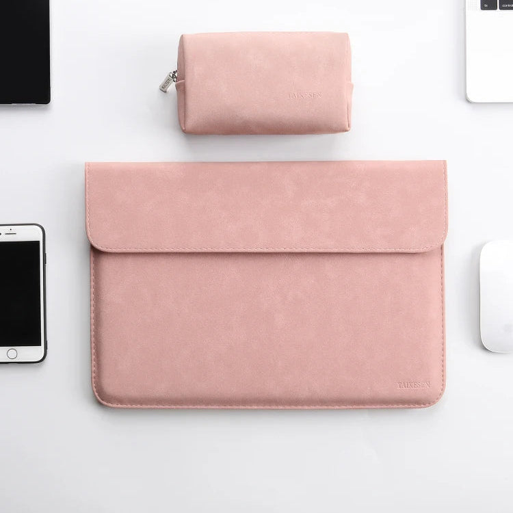 Housse fine en cuir PU pour ordinateur portable MacBook et ordinateurs portables (11 à 16 pouces)