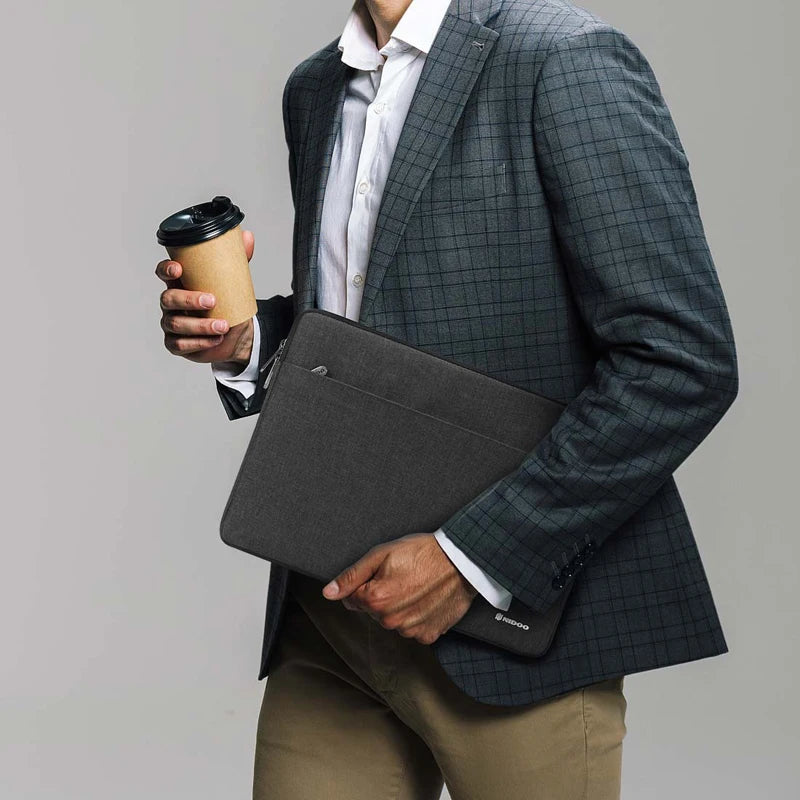 Housse étanche pour ordinateur portable avec pochette pour accessoires – 13, 14 et 15,6 pouces