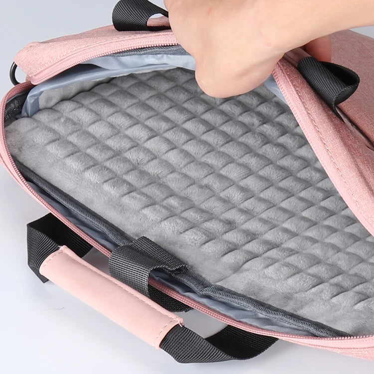 14 Inch Laptop Bag – Canvas Briefcase with Shoulder Strap