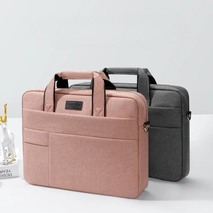 Laptop Briefcase with Trolley Sleeve – Lightweight Waterproof Laptop Bag (13–16 inch)