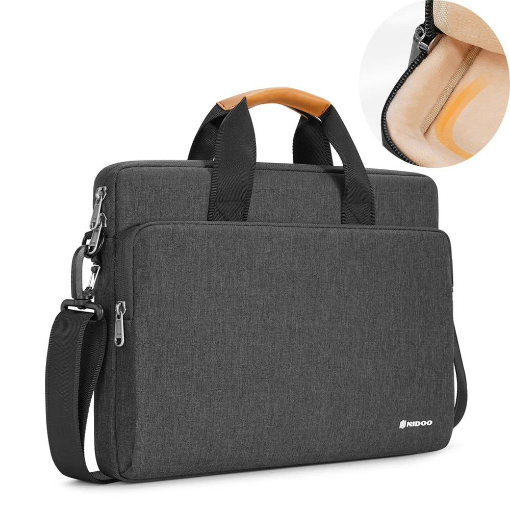 Waterproof Laptop Briefcase with Shoulder Strap – 13.3 to 17.3 Inch