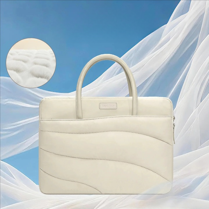 Light Cloud Padded Laptop Briefcase (13–17.3 Inch)
