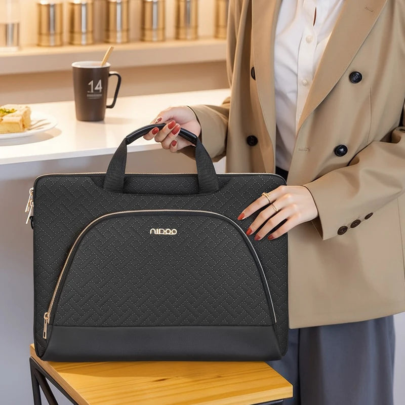 NIDOO Business Laptop Bag 15.6–17.3 Inch Waterproof Briefcase