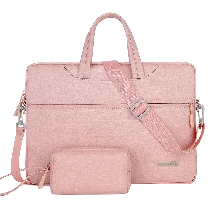 Housse pour ordinateur portable 15 pouces avec bandoulière – Tissu denim