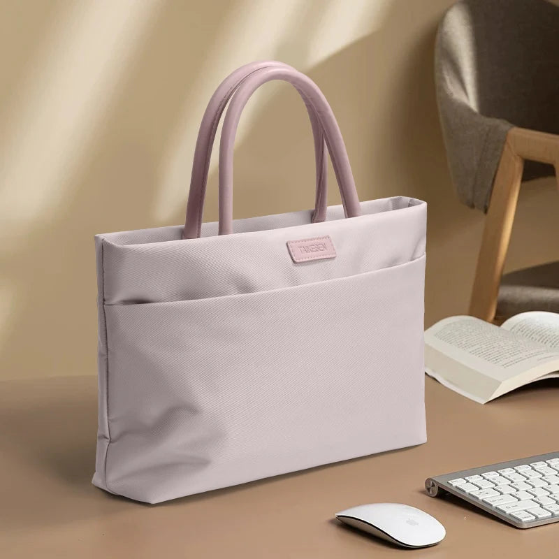 Lightweight PU Laptop Briefcase with Handles – 13–17.3 Inch