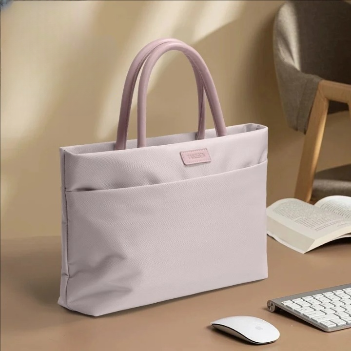 Sacoche légère en PU pour ordinateur portable avec poignées – 13–17,3 pouces