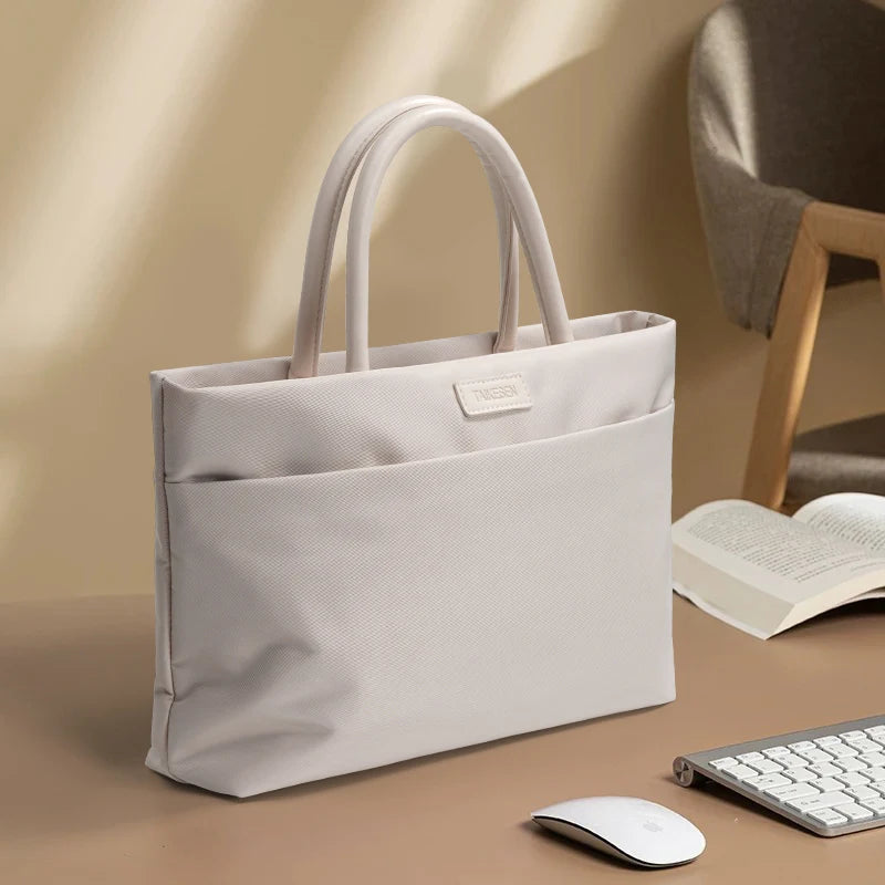 Lightweight PU Laptop Briefcase with Handles – 13–17.3 Inch