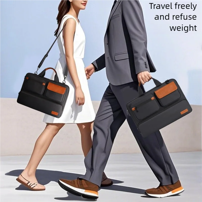 Sacoche pour ordinateur portable antichoc avec protection airbag (13–16 pouces)