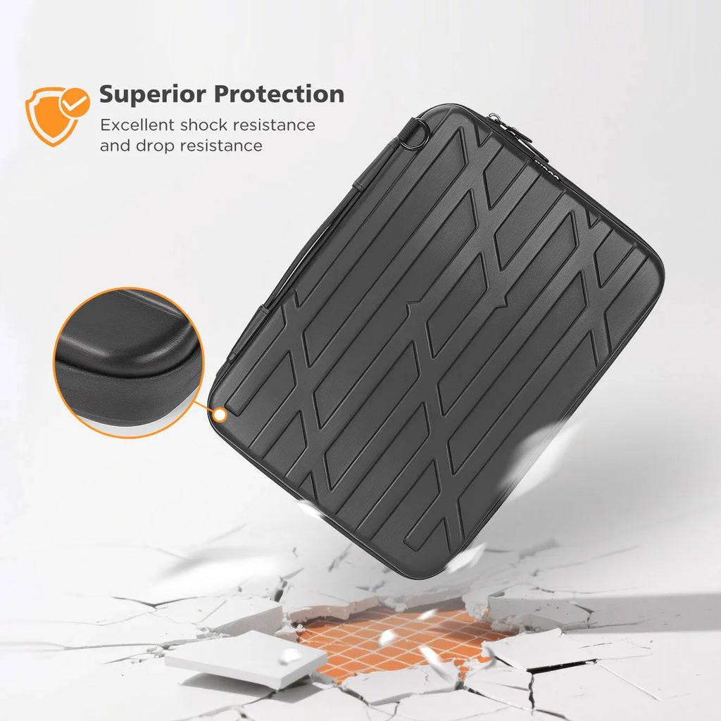 Sacoche rigide pour ordinateur portable avec bandoulière