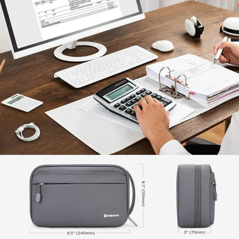 Sacoche rigide pour ordinateur portable avec bandoulière