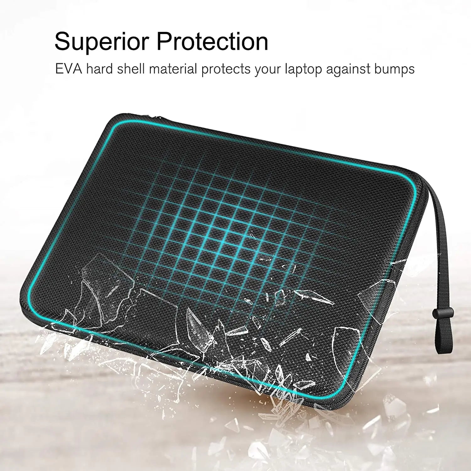 EVA Hard Shell Laptop Sleeve with Zipper
