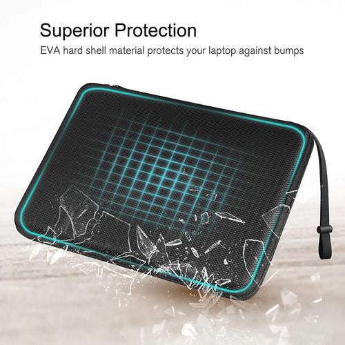 EVA Hard Shell Laptop Sleeve with Zipper