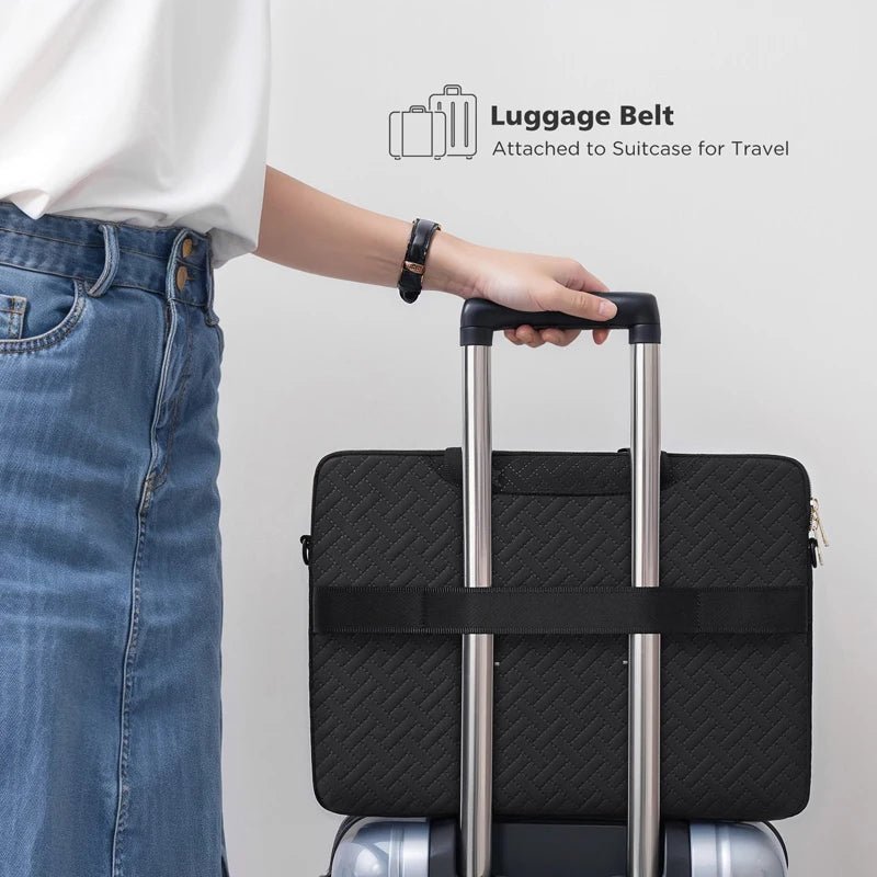 NIDOO Business Laptop Bag 15.6–17.3 Inch Waterproof Briefcase