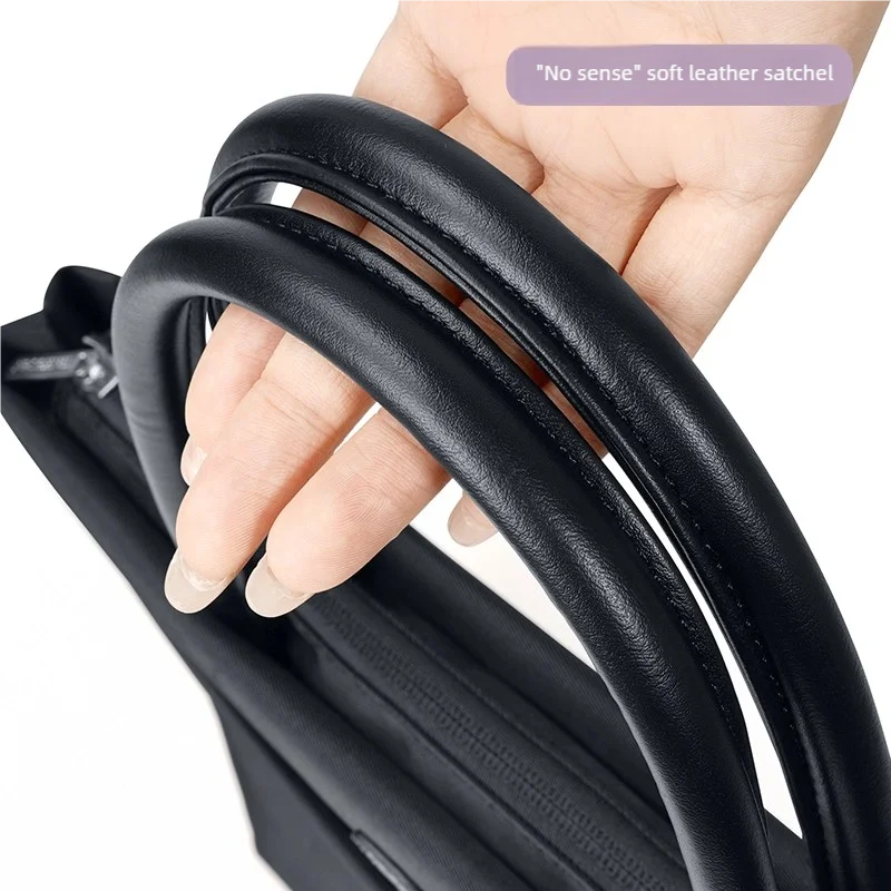 Sacoche légère en PU pour ordinateur portable avec poignées – 13–17,3 pouces
