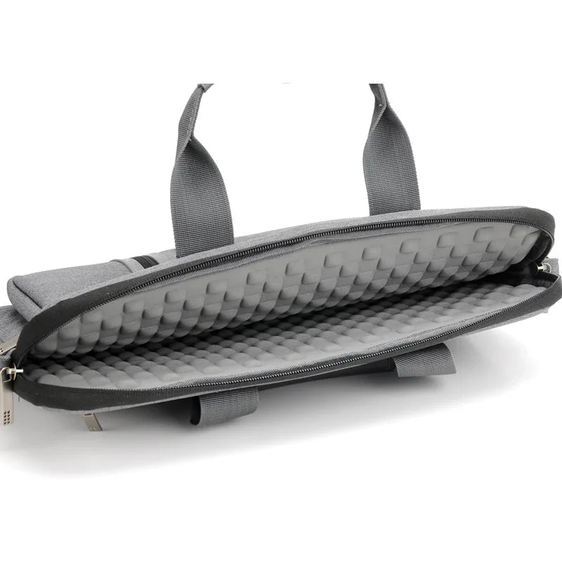 Sacoche structurée pour ordinateur portable avec bandoulière