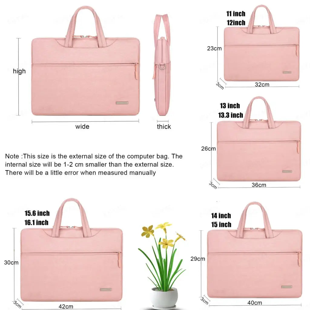 Housse pour ordinateur portable 15 pouces avec bandoulière – Tissu denim