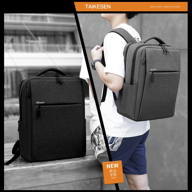 Canvas Laptop Backpack with Anti-Theft Design – Travel & Daily Commute
