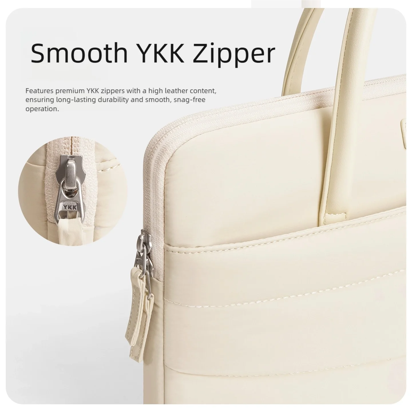 Light Cloud Padded Laptop Briefcase (13–17.3 Inch)