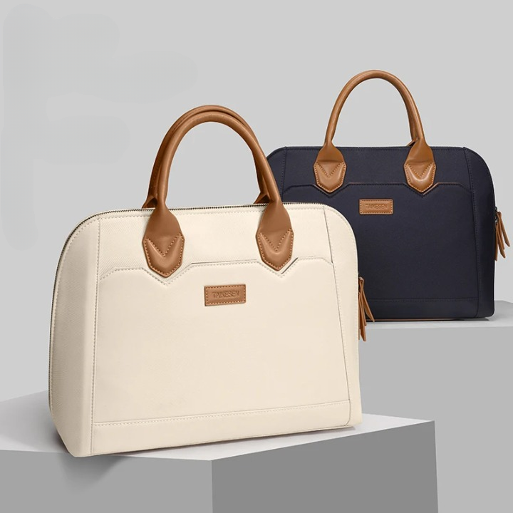 Sacoche pour ordinateur portable en toile professionnelle – Sac de travail imperméable (13–16 pouces)