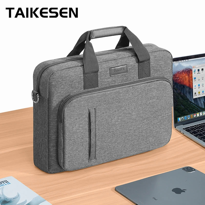 Shock-Resistant Laptop Briefcase with Airbag Padding – 13–17.3 Inch