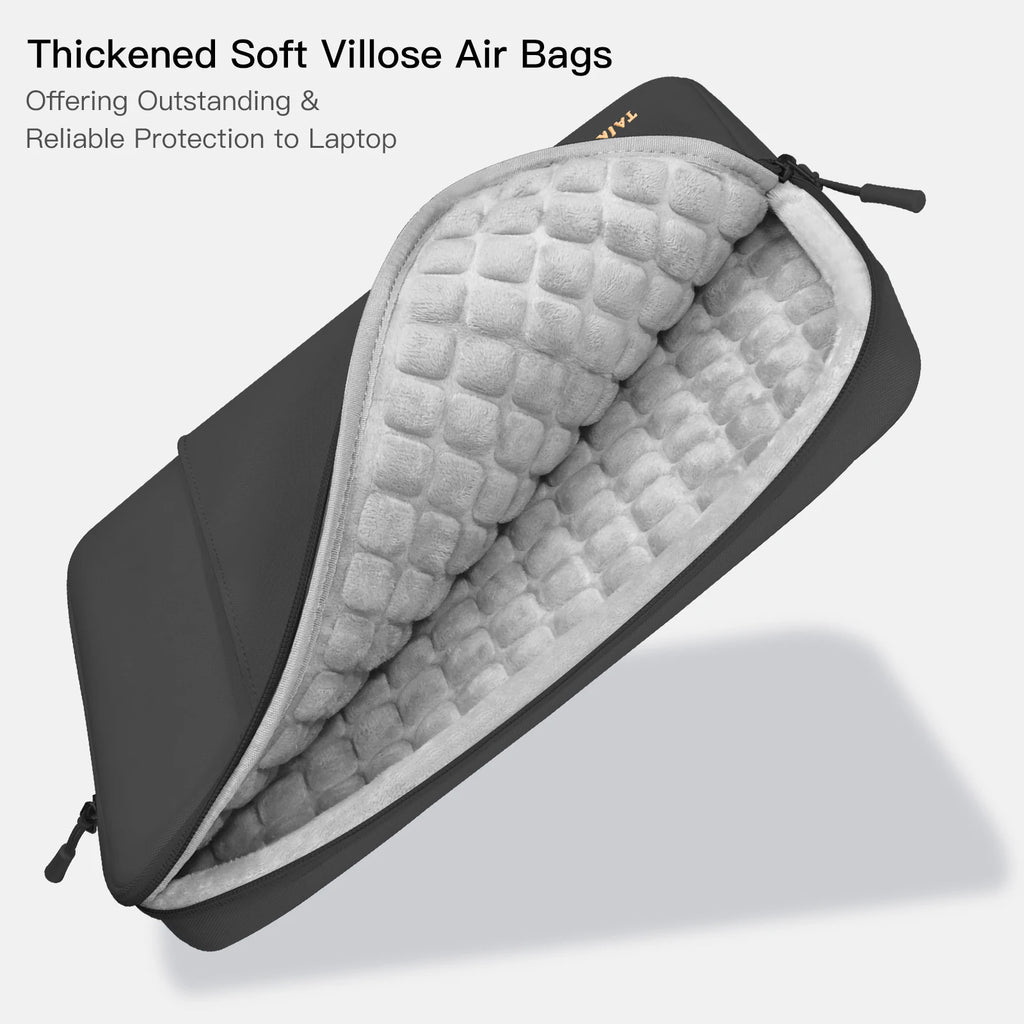 Housse rembourrée pour ordinateur portable avec poche pour accessoires – 13 à 16 pouces