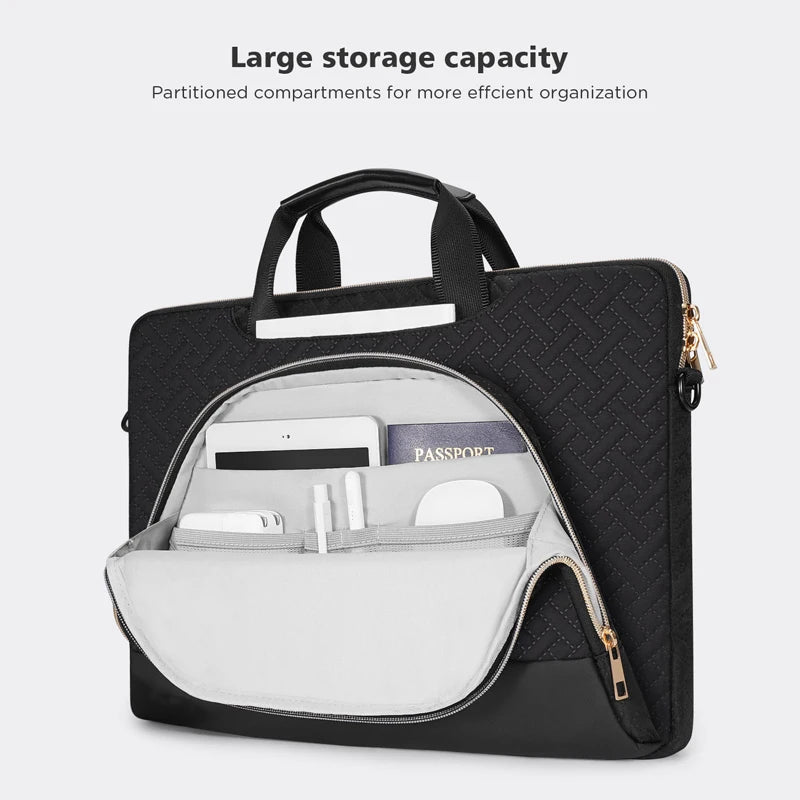 NIDOO Business Laptop Bag 15.6–17.3 Inch Waterproof Briefcase