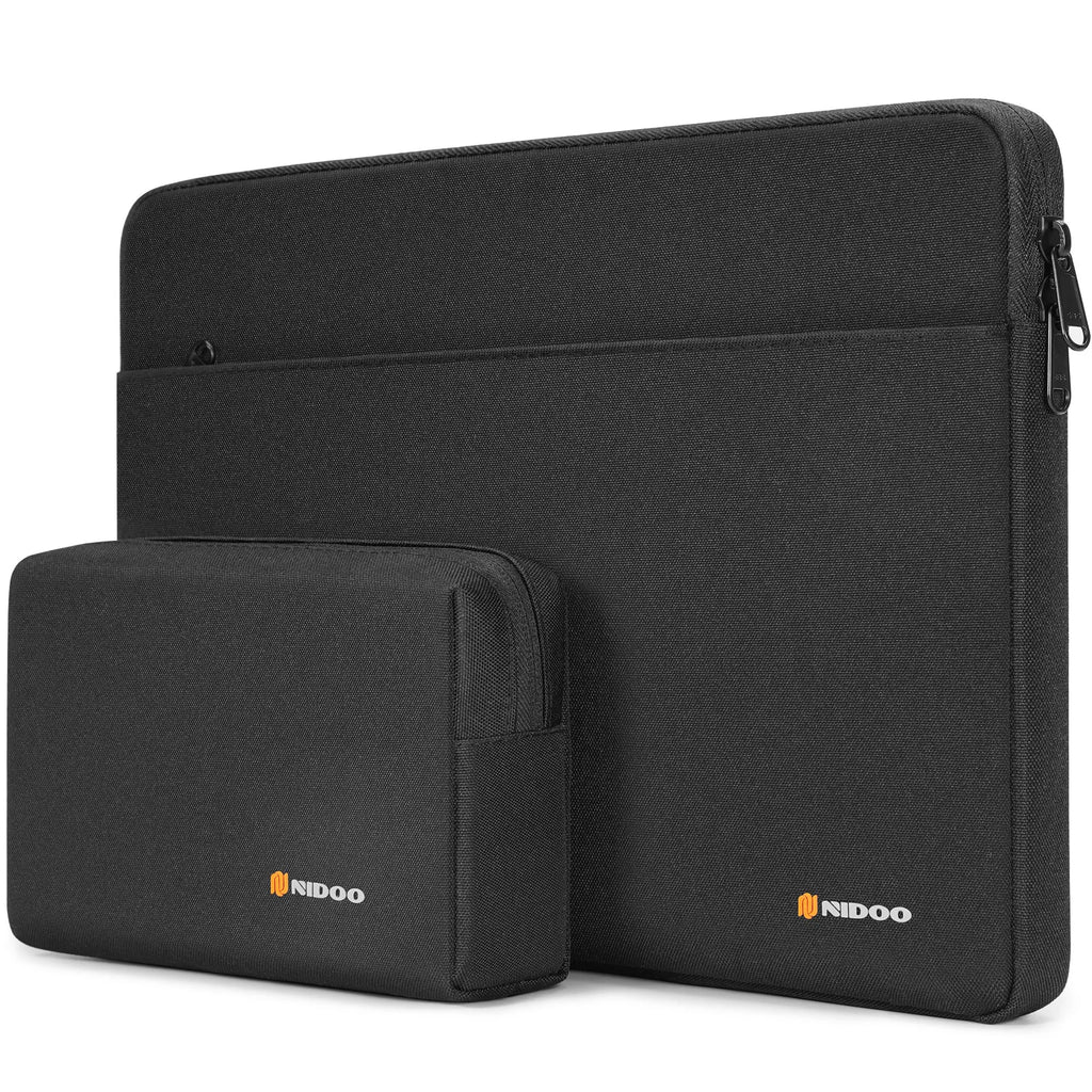 Housse étanche pour ordinateur portable avec pochette pour accessoires – 13, 14 et 15,6 pouces