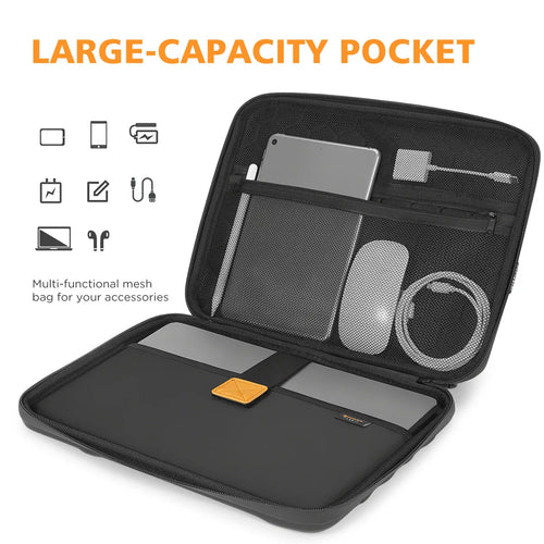 Sacoche rigide pour ordinateur portable avec bandoulière