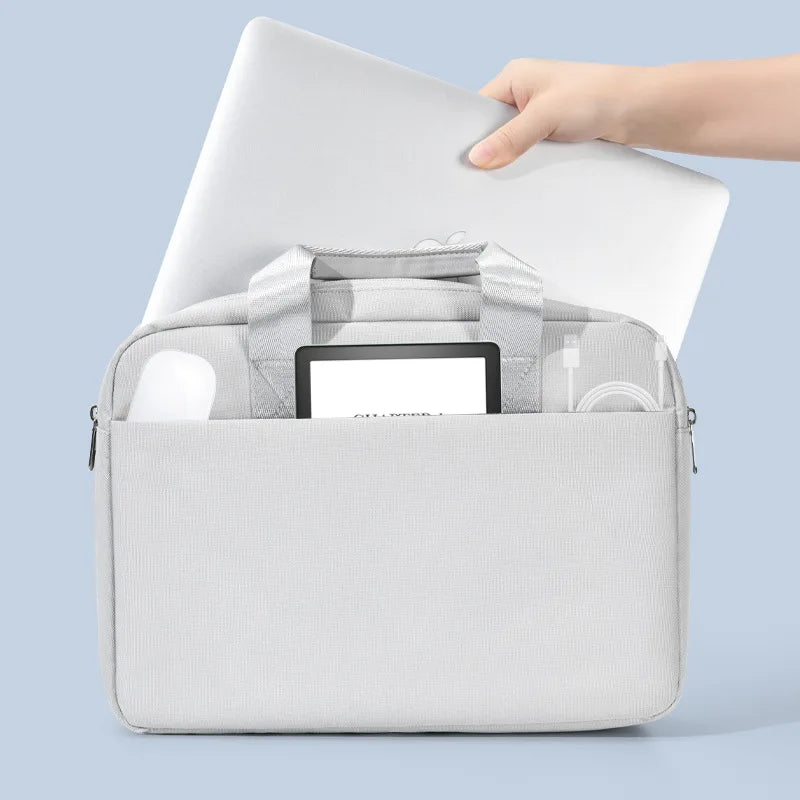 Structured Nylon Laptop Case with Handles