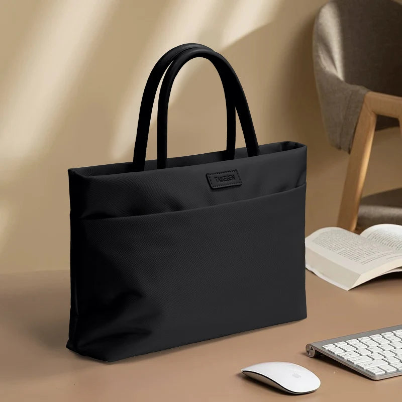 Lightweight PU Laptop Briefcase with Handles – 13–17.3 Inch